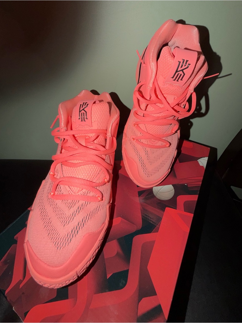 Nike Kids' Basketball Sneakers in Coral